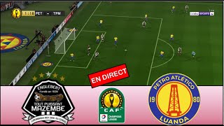 Petro Atlético vs Mazembe en direct Ligue des champions africaine Simulation football Gameplay PC [upl. by Kolnick]