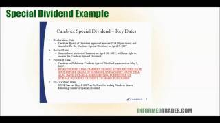 Understanding Dividend Capture Strategies Trading Around Dividend Dates [upl. by Winna]