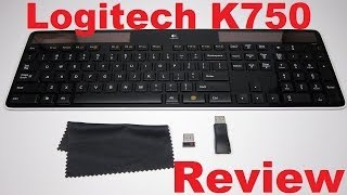 Logitech K750 Review Pros and cons How much light does it need [upl. by Pris]