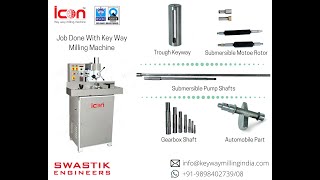 Semi Automatic Keyway Milling Machine [upl. by Oicangi]