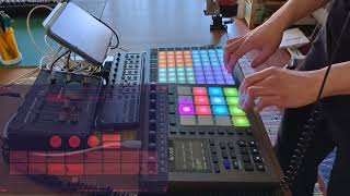 Koala Sampler Metal Finger Drumming  Sample Beats Practice Using Launchpad X  Nektar Aruba [upl. by Aicerg]