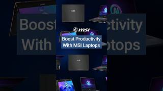 Boost Your Productivity wNPU Inside MSI Laptops  MSI [upl. by Chrissy538]