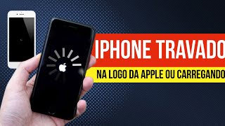 iPhone Reiniciando Memoria Cheia Travando na Tela da Apple [upl. by Quillon]