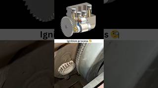 Ignition process  Engine Starter Motor Working ✅ automotive engineering 3ddesign solidworks [upl. by Anirok]