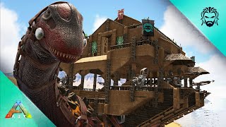 I Tamed a Titanosaur and Built a Gigantic Mobile Base  ARK Survival Evolved E125 [upl. by Esirec]