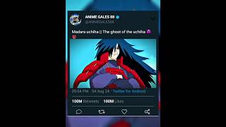 Madara uchiha the god of the uchiha amv😈👹 naruto madarauchiha viralshorts trending [upl. by Urbain]