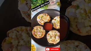 Instant Pizza  Instant mini Pizza  Bread pizza shortsfeed ytshorts [upl. by Lanam349]