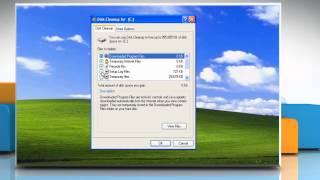 Windows® XP How to run Disk Cleanup [upl. by Illah728]