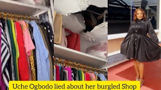 Uche Ogbodo lied about her burgled Shop Wanted Public Sympathy and Help [upl. by Arhas]