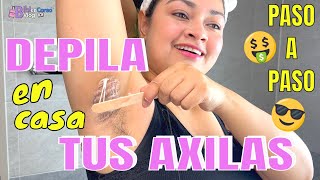 Cómo hacer DEPILACIÓN CON CERA en axilas PASO a PASO en casa 🏠 kbeauty [upl. by Chester]