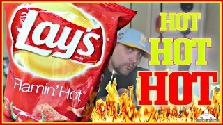 FLAMIN HOT LAYS® REVIEW  POTATO CHIP DAY [upl. by Ramah]