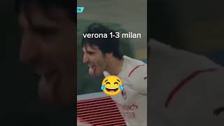 Verona 13 Milan fk Commentator when Verona scored against Milan😭 Milan against Verona Commenor 😂 [upl. by Ilram]