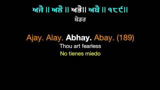 Ajai Alai 11 times  Meaning Gurmukhi English Spanish  Mirabai Ceiba [upl. by Donelson]