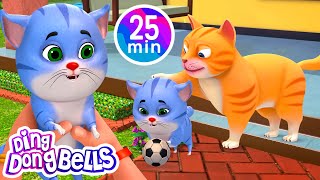 Meow Meow Billi Karti Ver 3  More Popular Hindi Rhymes Kids  Hindi Baby Songs for Toddler Learning [upl. by Ennalorac]