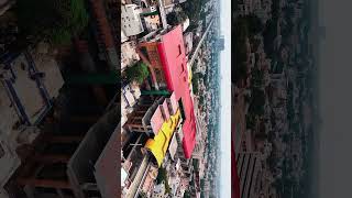 Jayadeva Metro Station Aerial View Jayanagar Bangalore shorts nammametro [upl. by Dinsmore]