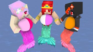 Monster School  ALL MERMAID BABY LIFE amp FRIENDS EPISODES  Minecraft Animation [upl. by Long44]