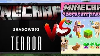 Minecraft de terror VS Minecraft fofinho ￼ [upl. by Edwina]