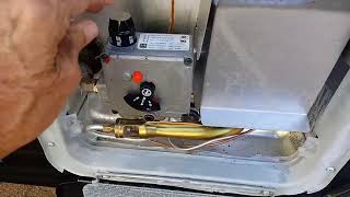 2018 COACHMEN CLIPPER CADETlighting the hot water heater [upl. by Arretahs]