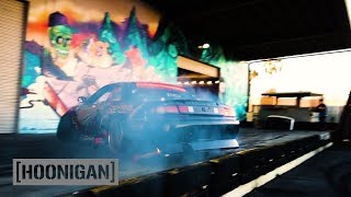 HOONIGAN DT 127 Ryan Litteral does ManLine in his 750HP RB25 Formula Drift S14 240SX [upl. by Joete78]