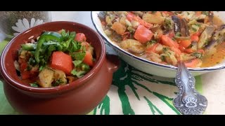 Постное менюОчень вкусный Аджапсандали Рецепт №1vegetable stew with eggplant [upl. by Caundra394]