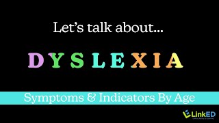 Dyslexia Symptoms and Indicators by Age [upl. by Gillett922]