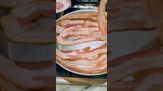 How to Cook Bacon in a Stainless Steel Frying Pan With No Sticking shorts [upl. by Sokem]