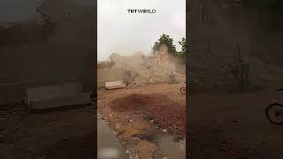 Historic mosque in Niger destroyed by torrential rains [upl. by Sharyl]