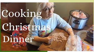 Cooking Christmas Dinner vlogmas day 18 [upl. by Brandon]