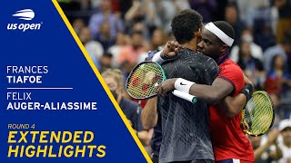 Frances Tiafoe vs Felix AugerAliassime Extended Highlights  2021 US Open Round 4 [upl. by Tekcirk]