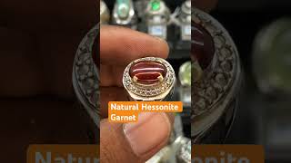 Nilai pantas apa yang anda miliki Natural Hessonite Garnet Natural hessonite aksesories cincin [upl. by Leena]