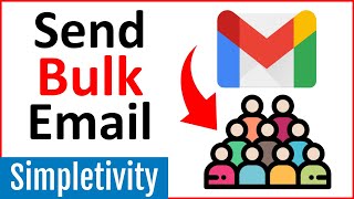 How to Send Bulk Emails in Gmail Mail Merge Tutorial [upl. by Noiro826]