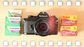 Analog Film für Anfänger und zum Kamera testen  Was taugen die neuen Billigfilm von Kodak und Fuji [upl. by Aitital]