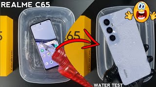 Realme C65 Water Test iP54 💧💦 Lets See If Realme C65 is Waterproof Or Not⚠️ [upl. by Stegman]