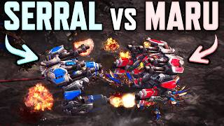 Serral fights for his life vs Marus Mech Terran StarCraft 2 [upl. by Marentic]