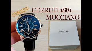 Cerruti 1881 unboxing fashion watch Mucciano [upl. by Eldnek]