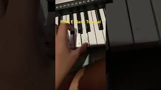 Rush E Piano Tutorial [upl. by Ydrah]