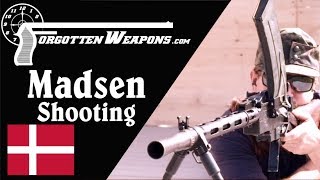 Shooting the Madsen LMG  The First True LMG [upl. by Saimerej]