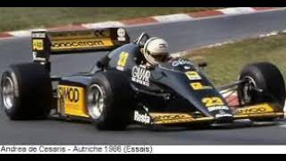 F1 1986 Team Minardi Fast And Drift Scene [upl. by Delacourt]