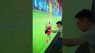 Do you know that he is the star ledscreen ledvideowall football eagerledronaldo cr7 [upl. by Azilem]