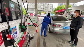 Sinopec gas station fuel dispenserfuren high tech company [upl. by Ambrogino]