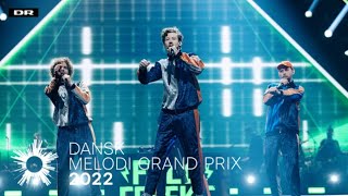 Fuld Effekt  Rave Med De Hårde Drenge  Dansk Melodi Grand Prix 2022 [upl. by Dixon66]