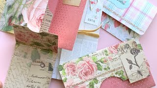 6x6 Paper Pad Projects  No Cut Envelopes  Flat Mail Mini Album Tutorial [upl. by Adda]