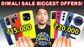 Last Chance 🔥 Best Phones Under 15000 amp Best Phones Under 20000  Flipkart Diwali Sale Mobile Offers [upl. by Nywnorb]