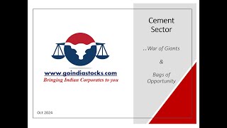 Deep dive into Indian Cement Sector [upl. by Aryn]