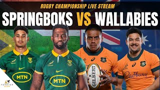 SPRINGBOKS VS WALLABIES LIVE  South Africa vs Australia Live Commentary amp Watchalong [upl. by Llieno538]