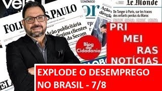 Expolode o desemprego no Brasil [upl. by Seleta81]