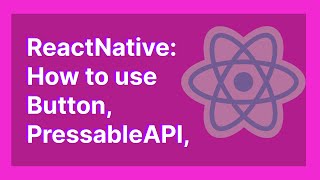 HINDI ReactNative Button vs TouchableOpacity vs Pressable API [upl. by Daniels]