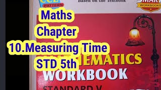 class 5th Maths Workbook chapter Measuring time 10 chapter [upl. by Kra]