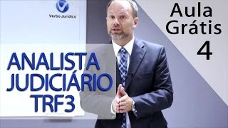 Analista Judiciário do TRF3  Aula Grátis 4 [upl. by Vinna]