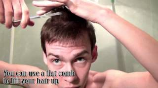 How to thin out short hair for noobs [upl. by Fariss254]